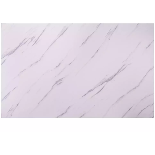 Table Rectangulaire 120 Cm Marbre Blanc Et Bois Chêne Nordicaz