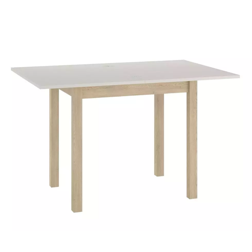 Table Pliable Extensible Carrée Cachemire 8 Pers Chêne Clair Atlantisz5
