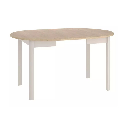 Table Ronde Extensible 8 Personnes Chêne Cachemire Novellaz1