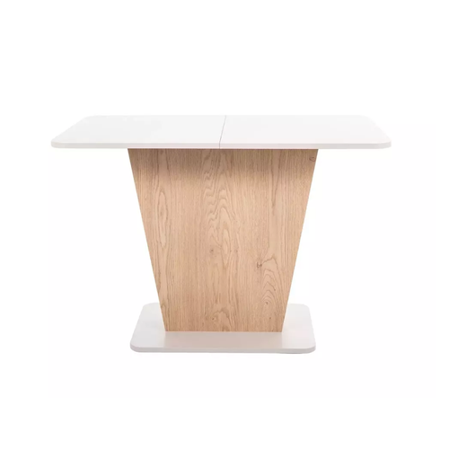 Table Extensible 6 Places Finition Bois Clair Et Cachemire Miriams