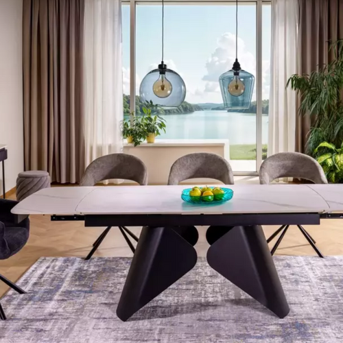 Chaise Tissu Doux Avec Accoudoirs Design Pivotante à 180° Gris Lavin