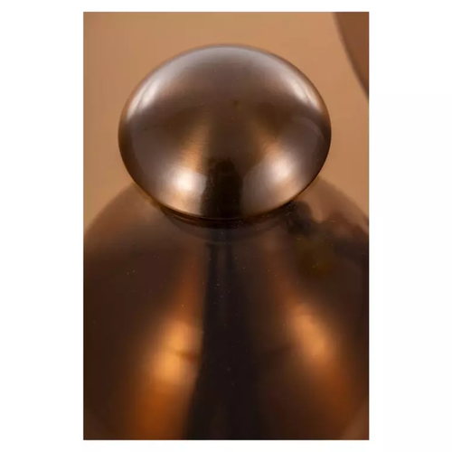 Tables D’appoint Originales Lavile En Marron Et En Cuivre Brillant