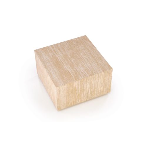 Table Basse Carrée 60 X 60 Couleur Travertin Mio