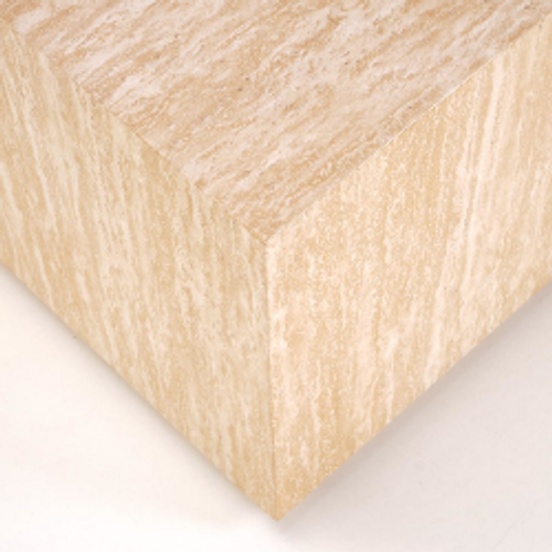 Table Basse Carrée 60 X 60 Couleur Travertin Mio