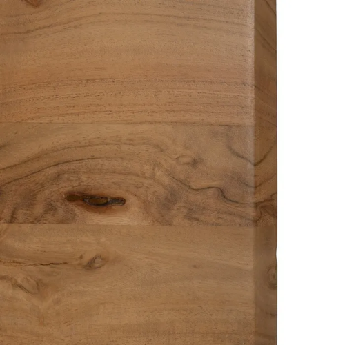 Table à Manger 170 Cm Bois D’acacia Et Pieds Métal Croisés Himera