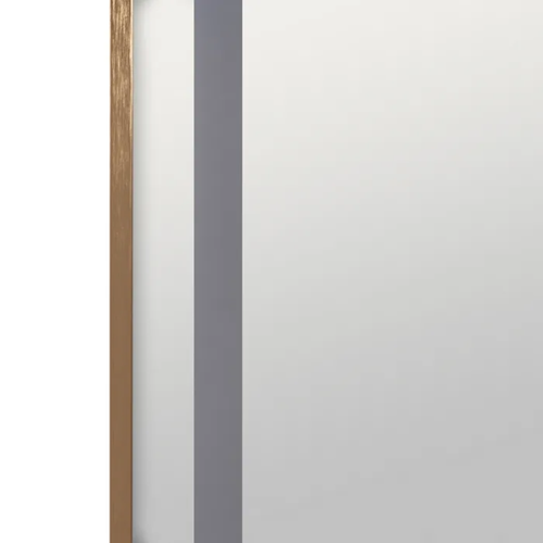 Miroir Plein Pied LED Capteur Cadre Aluminium Doré 160 Cm Tactile Avenor