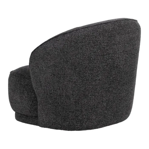 Fauteuil Cosy Uni Gris Marbré Polyester Pin Sylvestra