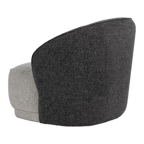 Fauteuil Cosy Bicolore Polyester Bois Pin Sylvestra