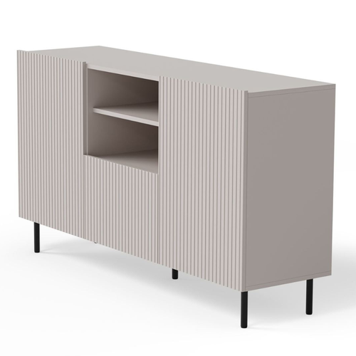 Buffet Bas Cachemire 150 Cm - 2 Portes 1 Tiroir Et Niche Rotterdam