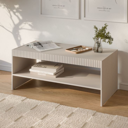 Table Basse 120x50 Couleur Cachemire Rotterdam