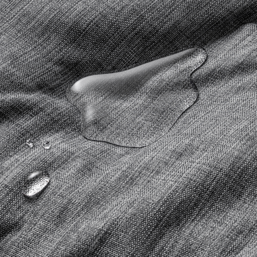 Coussins Palette Dossier En Polyester 120x40x15 Cm Gris