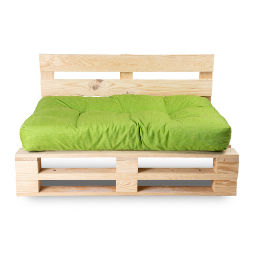 Coussins Palette Assise En Polyester 120x80x15 Cm Vert