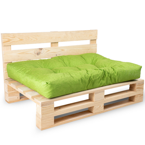 Coussins Palette Assise En Polyester 120x80x15 Cm Vert