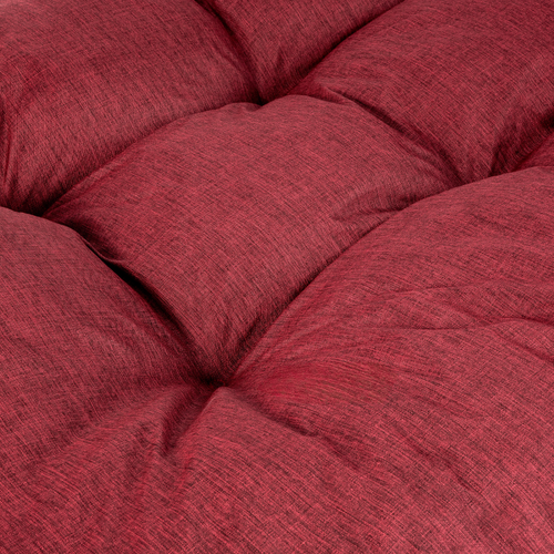 Coussins Palette Assise En Polyester 120x80x15 Cm Rouge