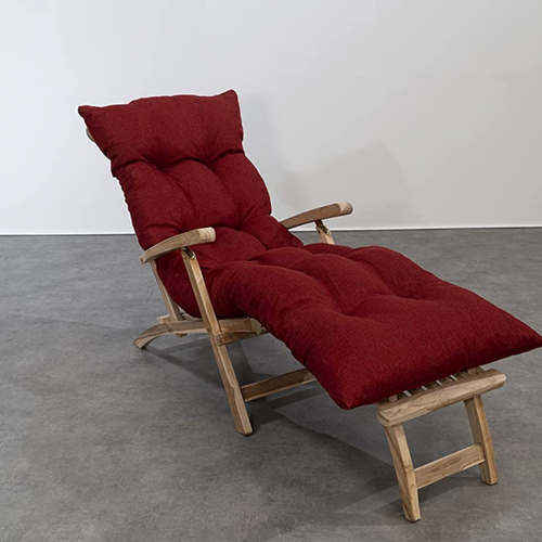 Coussin Bain De Soleil Rouge 195 X 65 X 15 Cm