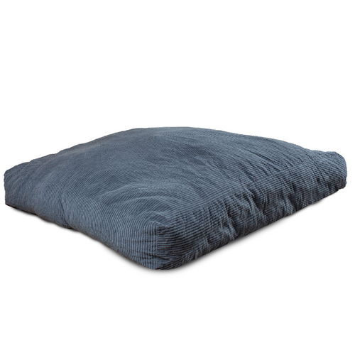 Pouf Lit Convertible 2en1 Bleu Foncé