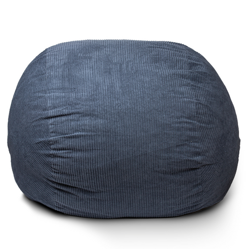 Pouf Lit Convertible 2en1 Bleu Foncé
