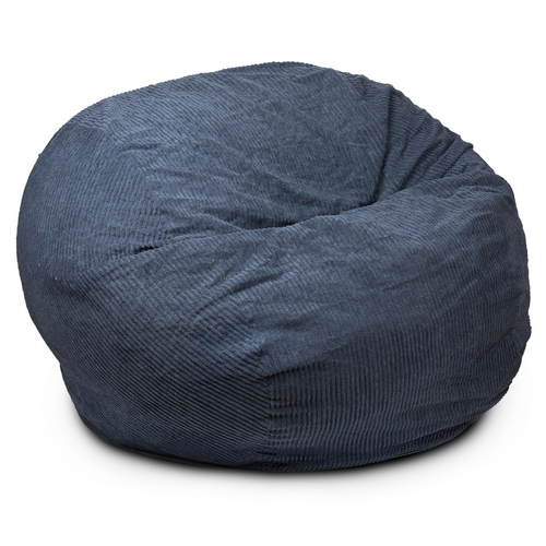 Pouf Lit Convertible 2en1 Bleu Foncé