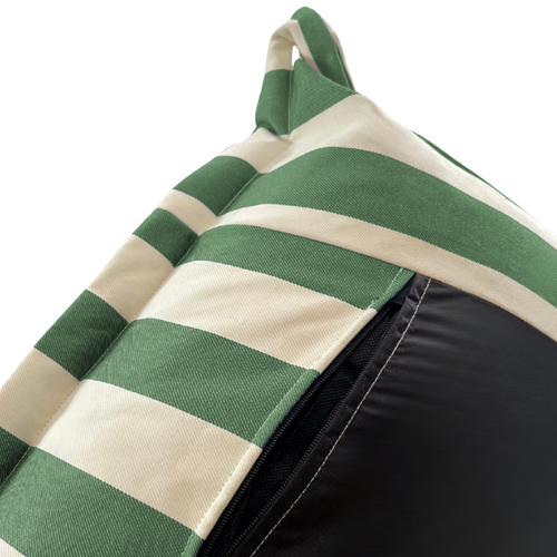 Pouf Extérieur Rayures - 85x85x75 Cm