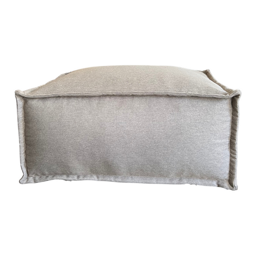 Module Méridienne Pour Canapé Modulable Effet Lin Bananair 80x60 Cm Beige