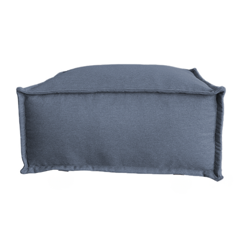 Module Méridienne Pour Canapé Modulable Effet Lin Bananair 80x60 Cm Gris Foncé