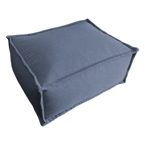 Module Méridienne Pour Canapé Modulable Effet Lin Bananair 80x60 Cm Gris Foncé