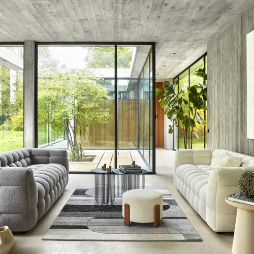 Tapis 160x230 cm ANZIO Noir/blanc