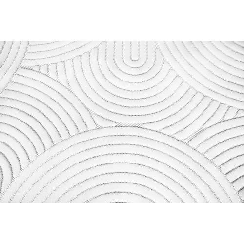 Tapis 100x150 cm CIRCLE Blanc