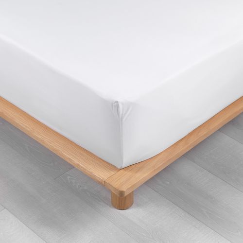 Pack Housse De Couette 220x240 Cm Goyave + Drap Housse 140x190 Blanc