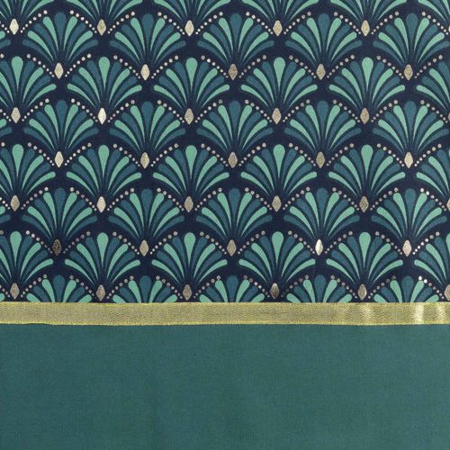 Lot De 2 Rideaux à Oeillets – 140 X 240 Cm – Tamisant – 100% Coton – Artchic – Bleu