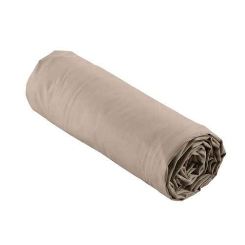 Pack Parure 260 X 240 Cm En Percale 78 Fils + Dh 160x200 Cm Sable