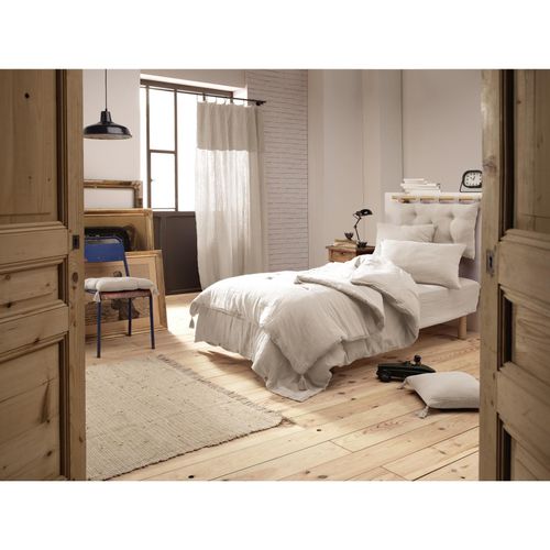 Housse De Couette 1 Pers 140 X 200 Cm Double Gaze De Coton Gaïa Pampa