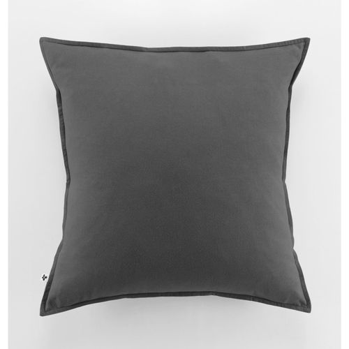 Pack 4 Pièces Housse De Couette 240 X 220 Cm  En Flanelle De Coton Candice Anthracite