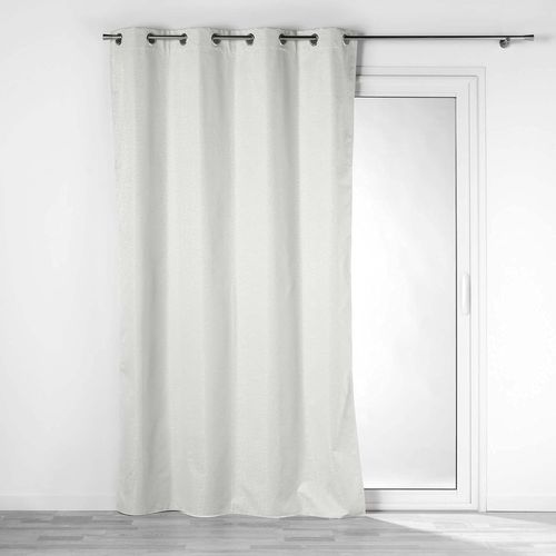 Lot De 2 Rideaux Isolant Phonique Thermique Occultant 140 X 260 Cm Darcko Gris Pâle