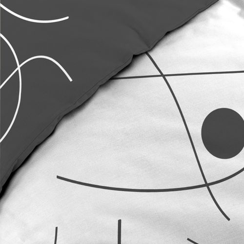 Housse De Couette Réversible 140 X 200 Cm + 1 Taie Microfibre Sonate