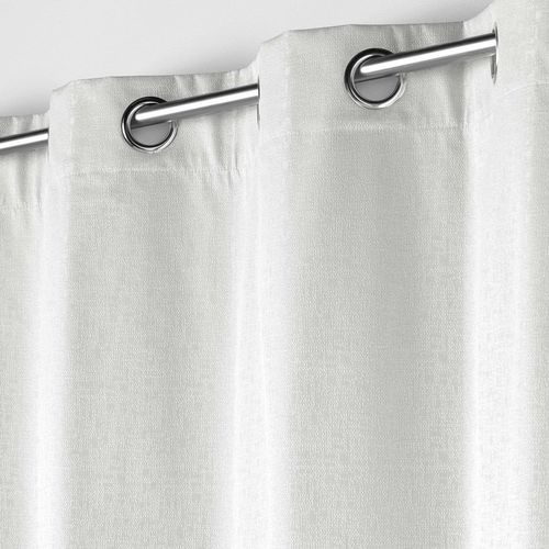 Lot De 4 Rideaux Thermiques 140 X 260 Cm – 100 % Occultants / Jacquard – Darko Gris Pâle