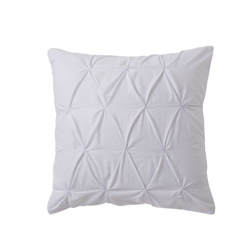 Élégance Plissée - Ensemble Housse De Couette Héloïse 240 X 220 Cm En Coton 57 Fils