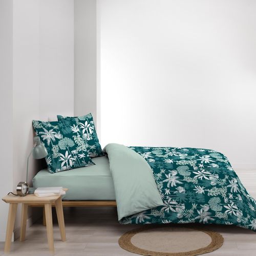 Housse De Couette 240 X 220 Cm Scarlett Emeraude + 2 Taies