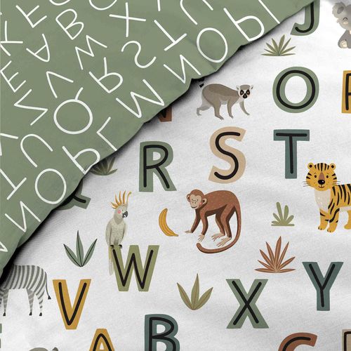 Pack Parure De Lit Enfant 140 X 200 Cm + Drap Housse 90x190 Cm – Tigry – 100% Coton