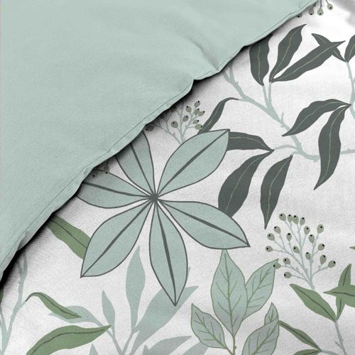 Pack Parure De Couette Voltine 240 X 220 Cm – Coton 42 Fils – + Drap Housse 140x190 Cm Blanc