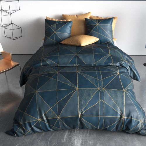 Parure De Lit 100% Coton 57 Fils Reno Taille 220x240 Cm