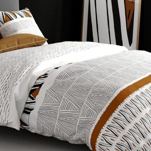 Housse De Couette 240x260 Cm + 2 Taies D'oreiller 63x63 Cm Coton Louxor