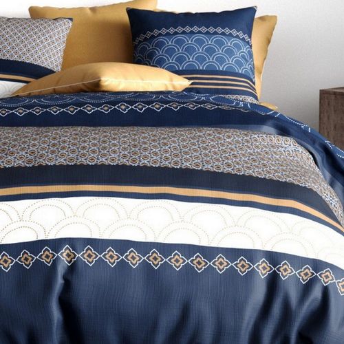 Housse De Couette 220x240 Cm + 2 Taies D'oreiller 63x63 Cm Coton Kalypso