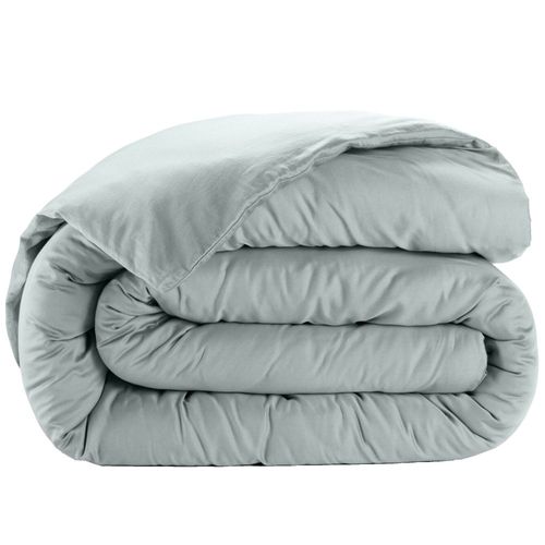 Housse De Couette 240x260 Satin De Coton Celadon