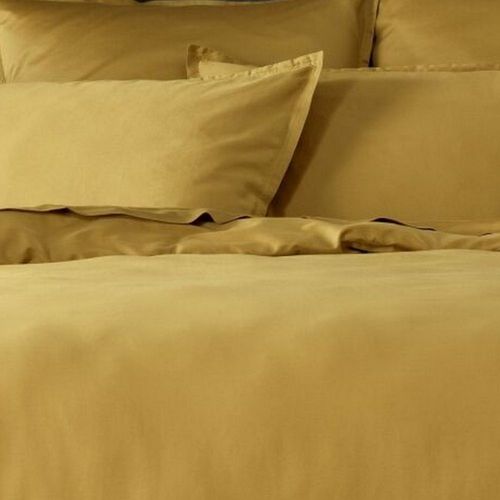 Housse De Couette 240x260 Satin De Coton Bronze