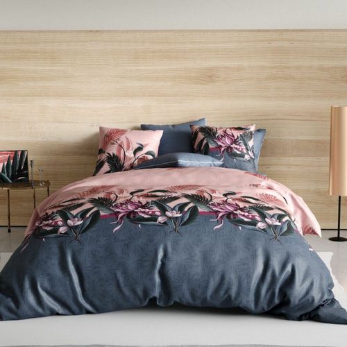 Housse De Couette 220x240 Cm + 2 Taies D'oreiller 63x63 Cm Coton Flora