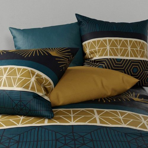 Housse De Couette 240x260 Cm + 2 Taies D'oreiller 63x63 Cm Coton Qobe