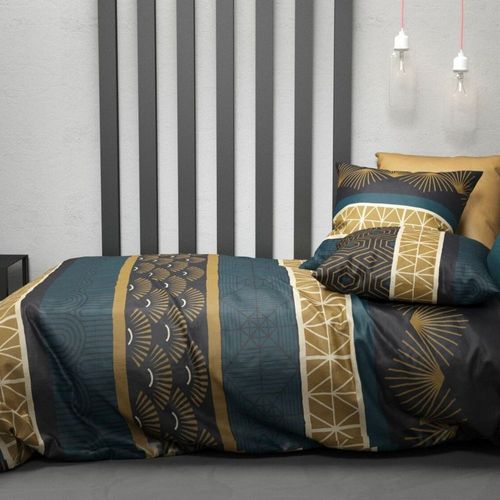 Housse De Couette 240x260 Cm + 2 Taies D'oreiller 63x63 Cm Coton Qobe