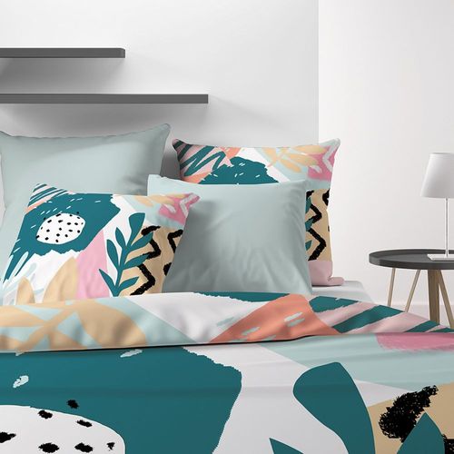 Housse De Couette 240x260 Cm + 2 Taies D'oreiller 65x65 Cm Coton Emilia