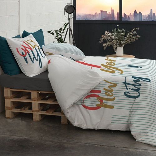 Housse De Couette 240x260 Cm + 2 Taies D'oreiller 65x65 Cm Coton Only